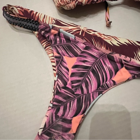Maaji Reversible Bikini Pink and Black Women's Bikini NWOT - Picture 8 of 12